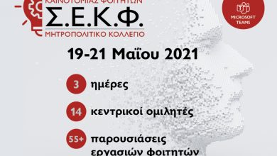 Photo of 6ο Συμπόσιο Έρευνας και Καινοτομίας Φοιτητών από το Μητροπολιτικό Κολλέγιο