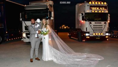 Photo of Ο επαγγελματίας οδηγός έφτασε στην εκκλησία με το φορτηγό του