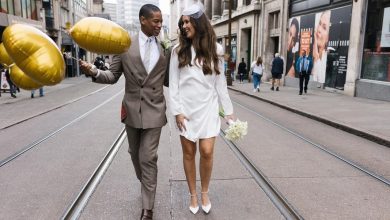 Photo of Δείτε την κομψή νύφη με φόρεμα από τα Zara