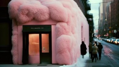 Photo of Εμβληματικά κτίρια του κόσμου «ντύθηκαν» με χνουδωτά ροζ υφάσματα και φανταχτερές κουρτίνες