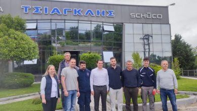 Photo of Στις εγκαταστάσεις της Βιοτεχνίας Αλουμινίων Τσιαγκλής  ο Κώστας Σκρέκας