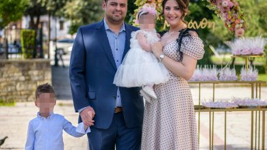 Photo of Floral ανοιξιάτικη βάπτιση για την κόρη του Βαγγέλη Μίχου και της Κατερίνας Κρομμύδα