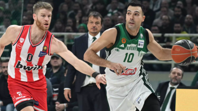 Photo of Ολυμπιακός – Παναθηναϊκός 76-74: «Ερυθρόλευκη» νίκη