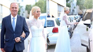 Photo of Η λαμπερή Κάτια Νανά Μάνου στο πλευρό του Κώστα Καραφώτη