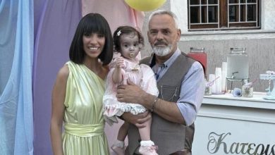 Photo of Μια ονειρική βάπτιση στη Σκιάθο για την Κατερίνα Παυλίδη