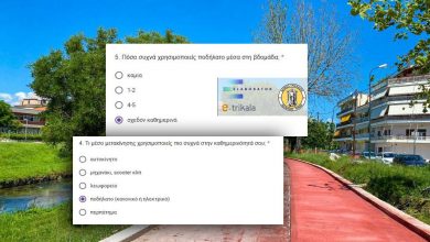 Photo of Έχετε ποδήλατο; Συμμετέχετε στην έρευνα για καλύτερους ποδηλατόδρομους στα Τρίκαλα!