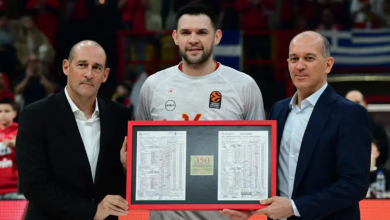 Photo of O δικός μας  Κώστας Παπανικολάου ξεπέρασε τον Γιώργο Πρίντεζη και έγινε recordman συμμετοχών στην ιστορία του Ολυμπιακού