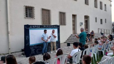 Photo of Με επιτυχία η παράσταση Θεάτρου Σκιών του Δήμου Ρεπούλη στην αυλή του Μουσείου Τσιτσάνη