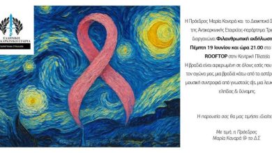 Photo of Έρχεται το καλοκαιρινό Φιλανθρωπικό event της Αντικαρκινικής Εταιρείας -Παράρτημα Τρικάλων