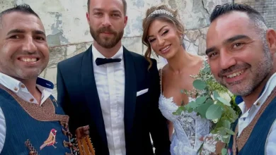 Photo of Τα σκαλιά της εκκλησίας στην Κύπρο ανέβηκαν ο Στέφανος Μιχαήλ και η Νάταλι Κάτερ