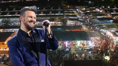 Photo of Ο Πάνος Κιάμος στην έναρξη του παζαριού της Λάρισας