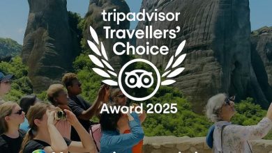 Photo of Η Meteora Thrones – Travel Center κερδίζει για 5η συνεχή χρονιά το TripAdvisor Travellers& Choice Award 2025