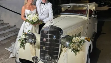 Photo of Πάνος Καλίδης – Λεάννα Μάρκογλου: Το φωτογραφικό άλμπουμ του γάμου τους