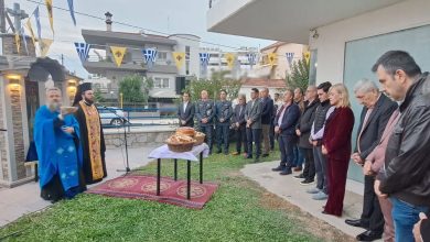 Photo of Τελέστηκε ο Πανηγυρικός Εσπερινός του Αγίου Αρτεμίου στο Αστυνομικό Μέγαρο Τρικάλων