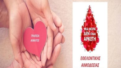 Photo of Ο Σύλλογος Δημοτικών Υπαλλήλων Ν. Τρικάλων διοργανώνει εθελοντική αιμοδοσία