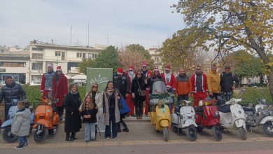 Photo of Μια διαδρομή καρδιάς από τους Vespa Cowboys Τρικάλων για τη Φλόγα