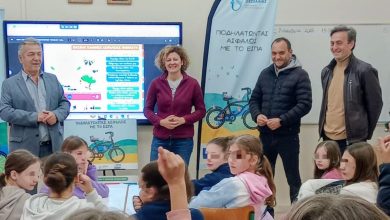 Photo of Μαθητές της Καλαμπάκας έμαθαν για τη σωστή χρήση του ποδηλάτου.Μέσα από το πρόγραμμα της Περιφέρειας «Ποδηλατώντας ΑΣΦΑΛΩΣ με το ΕΣΠΑ»