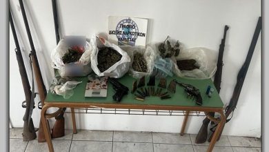 Photo of Σύλληψη για όπλα και ναρκωτικά στην περιοχή των Σοφάδων