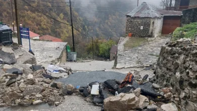 Photo of Κλειστός ο δρόμος προς Ματσούκι στα Βόρεια Τζουμέρκα λόγω κατολίσθησης