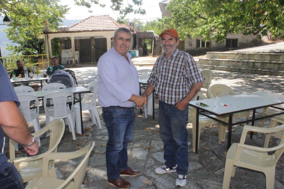 Επίσκεψη του Δημάρχου Πύλης Κωνσταντίνου Μαράβα στο Μυρόφυλλο