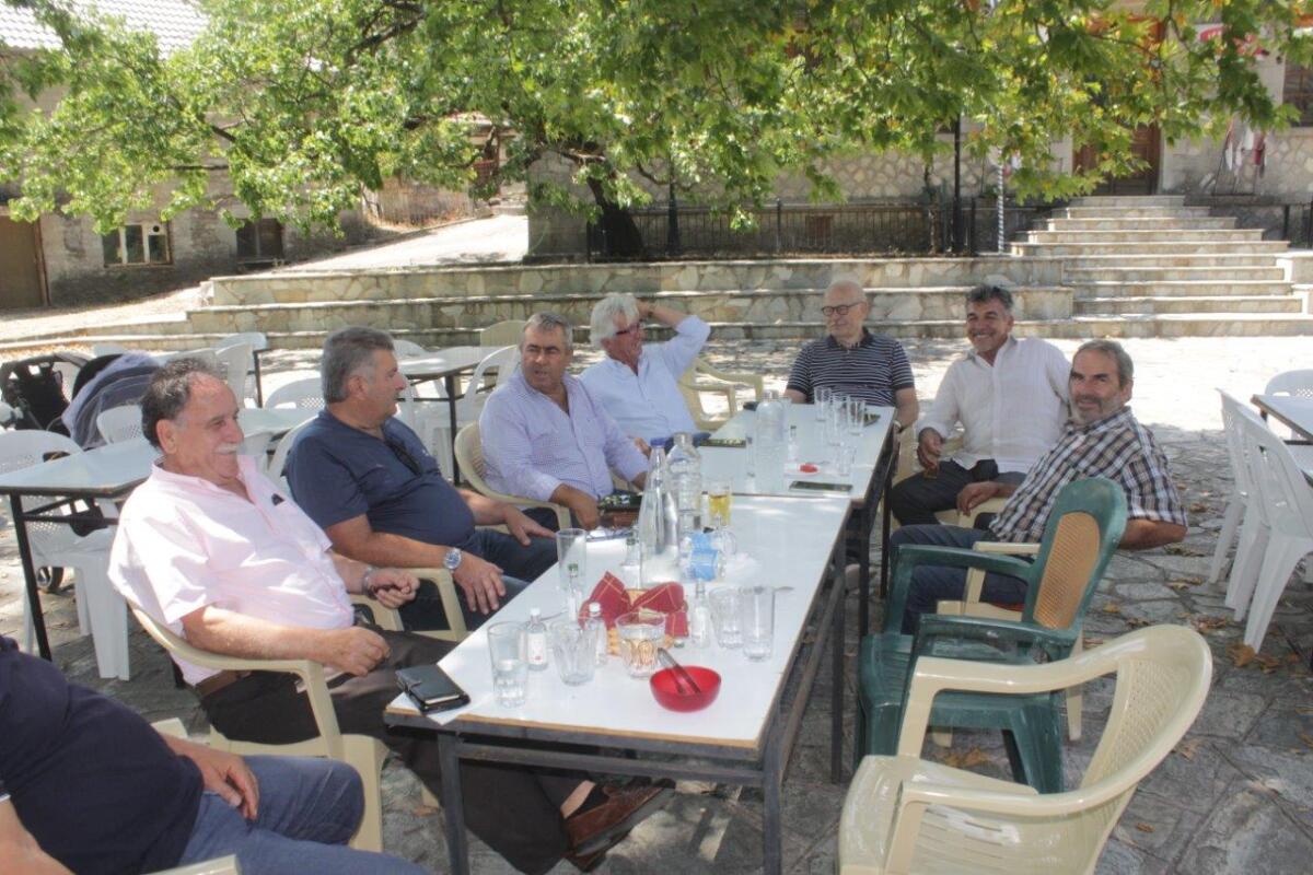 Ο Κωνσταντίνος Μαράβας σε επίσκεψη στο Μυρόφυλλο