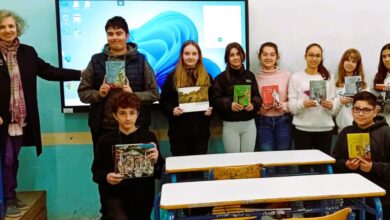 Μαθητές του 9ου Γυμνασίου Τρικάλων παρουσιάζουν βιβλία στο πλαίσιο δράσεων φιλαναγνωσίας