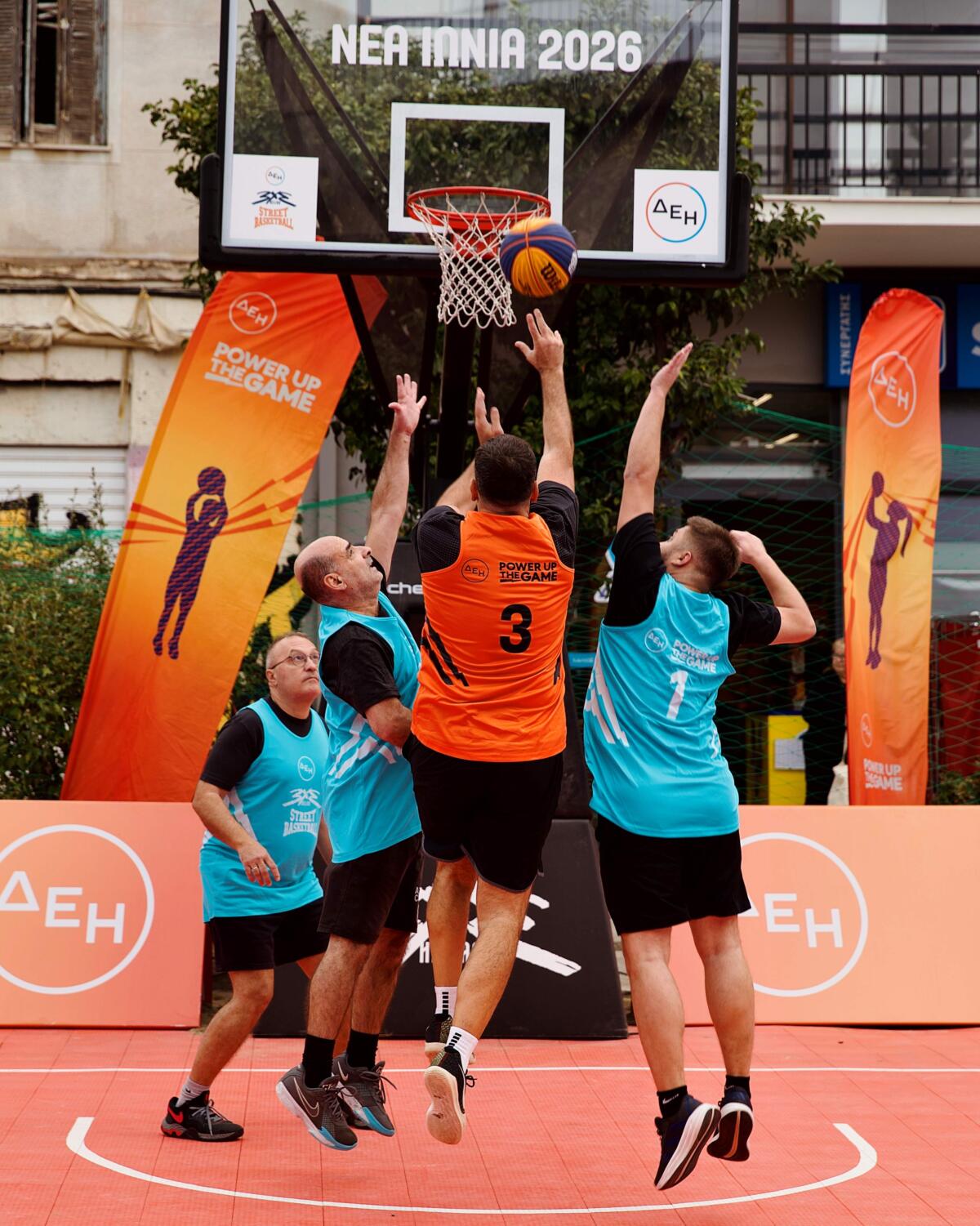 Στιγμιότυπο από το ΔΕΗ 3x3 Street Basketball 2026 – Νέα Ιωνία
