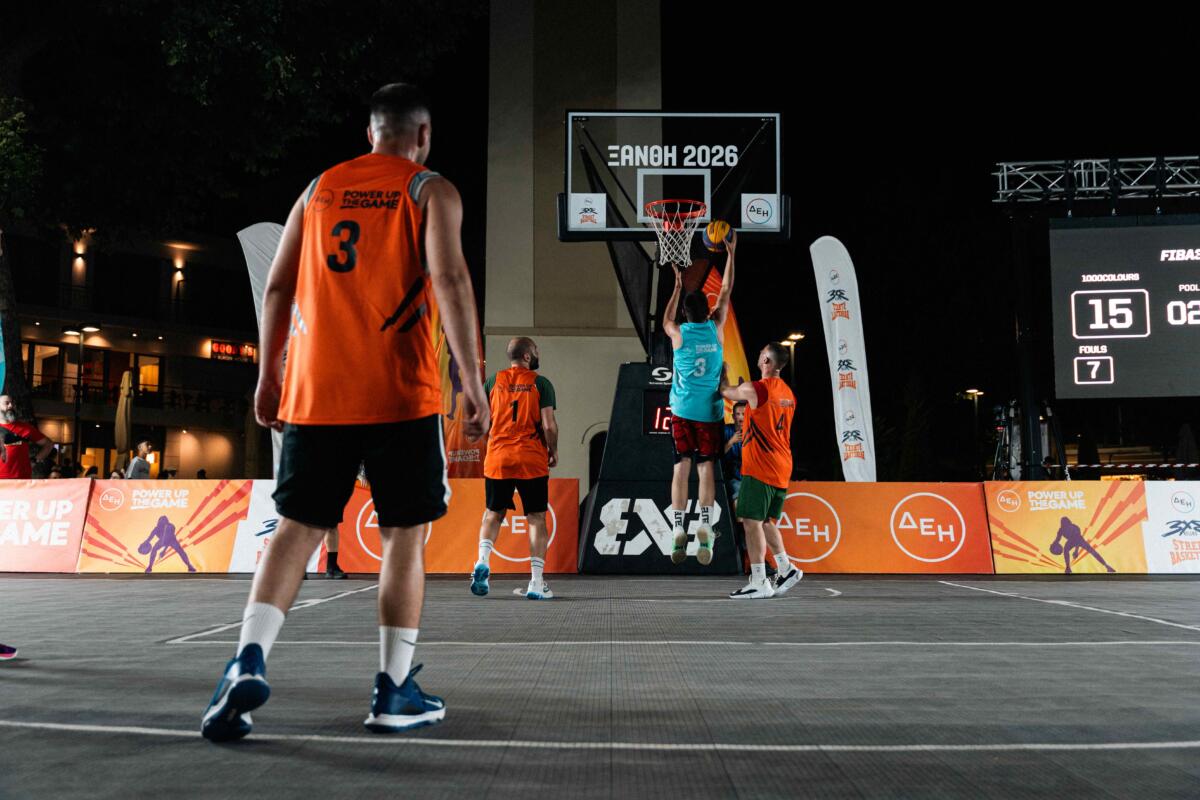 Στιγμιότυπο από το ΔΕΗ 3x3 Street Basketball 2026 – Ξάνθη